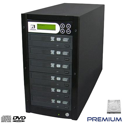 U-Reach 1-5 CD / DVD duplicator premium met harddisk