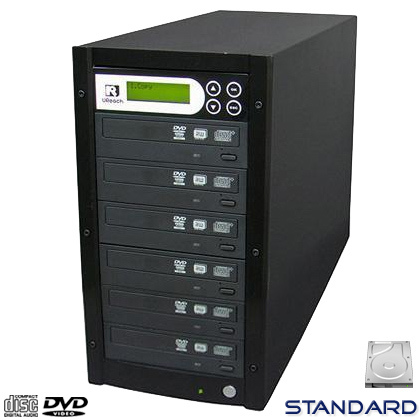 U-Reach 1-5 CD / DVD duplikator standard med harddisk